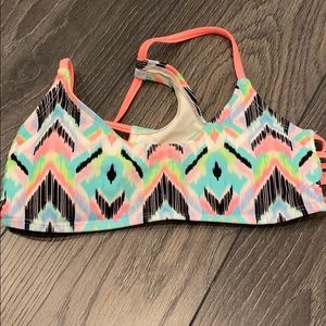 Target Patterned Bikini Top